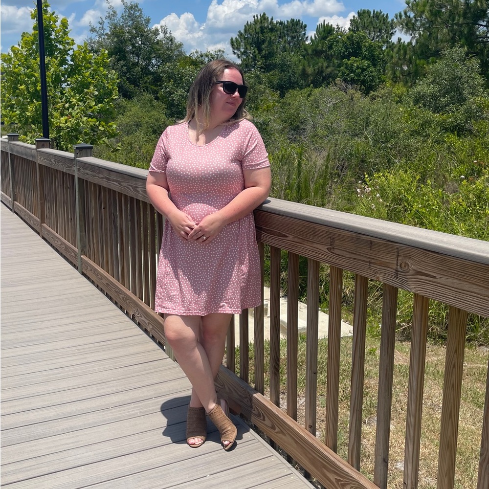 Polka Dot tshirt dress